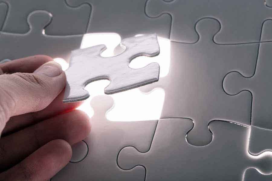 Someone working on computer 10